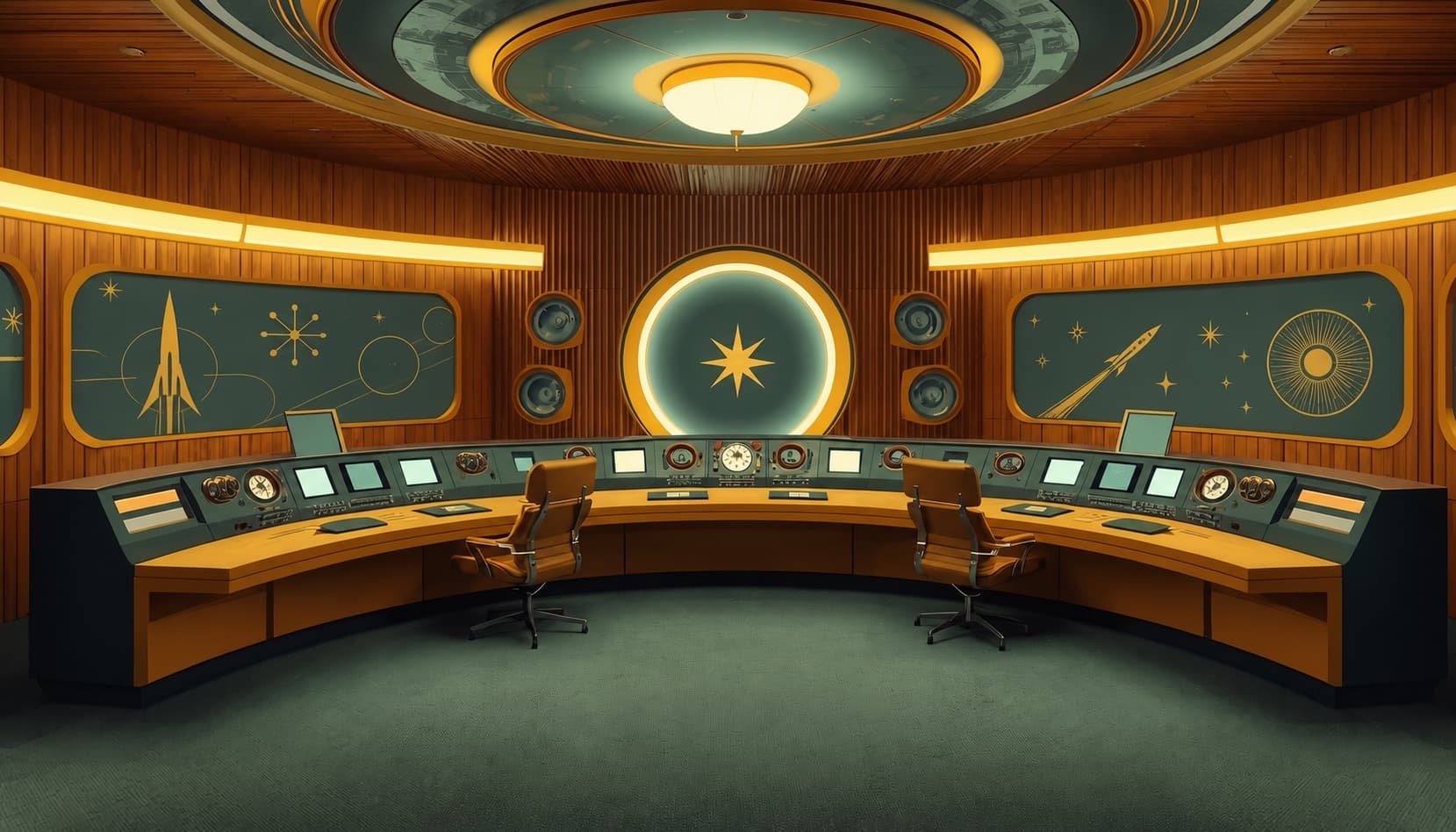 Retro command center